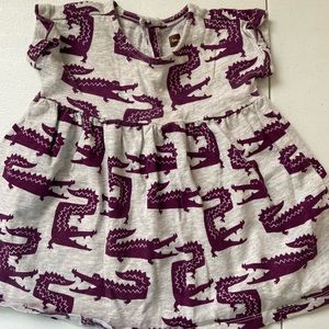 Tea collection girls crocodile tunic, 9-12mo